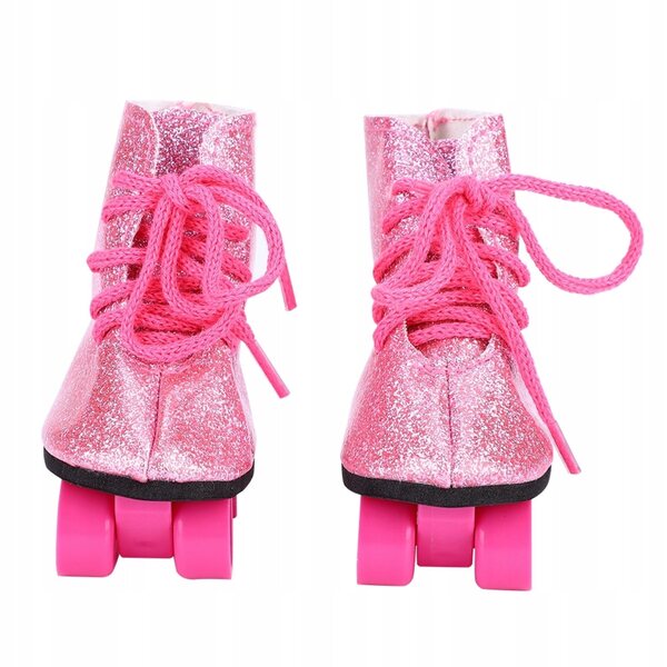 Eislaufschuhe für 18-Zoll-Puppen. Hochwertige Modeaccessoires