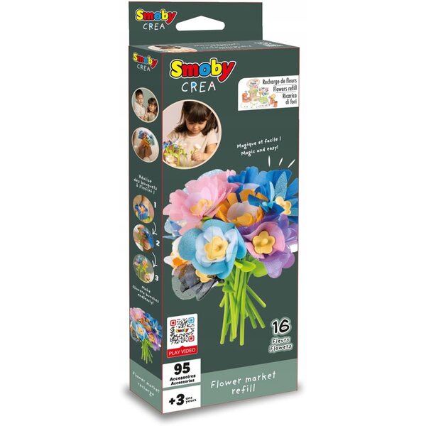 Gioco creativo per bambini: set per creare bouquet floreali dai 3 anni