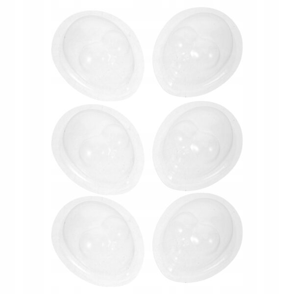 Set 6 Maschere Protettive Trasparenti 3D per Faccia Bambole BJD Anti-Graffio