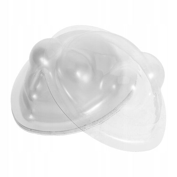 Set 6 Maschere Protettive Trasparenti 3D per Faccia Bambole BJD Anti-Graffio