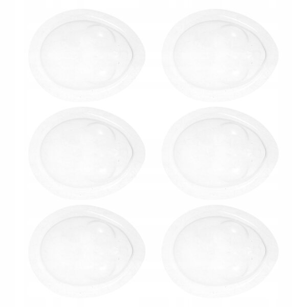 Set 6 Maschere Protettive Trasparenti 3D per Faccia Bambole BJD Anti-Graffio