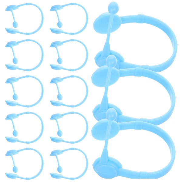 Set 20 miniature cuffie con papera gialla per decorazioni e casa delle bambole