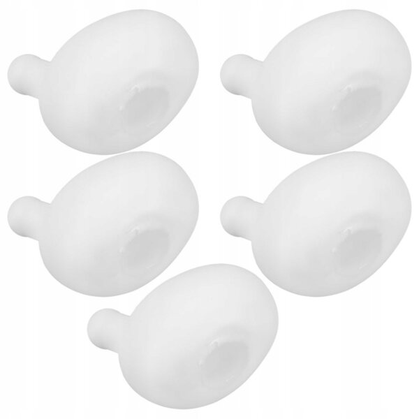 Set 5 Pezzi Palline Bianche TPR Interne per Giocattoli Anti-Stress