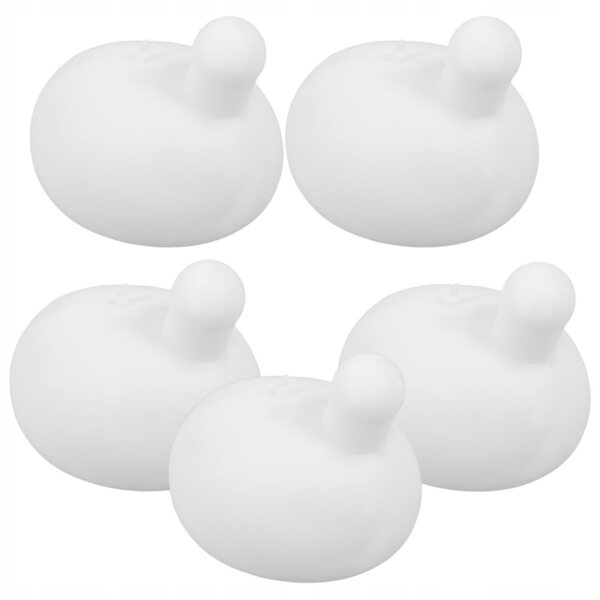 Set 5 Pezzi Palline Bianche TPR Interne per Giocattoli Anti-Stress