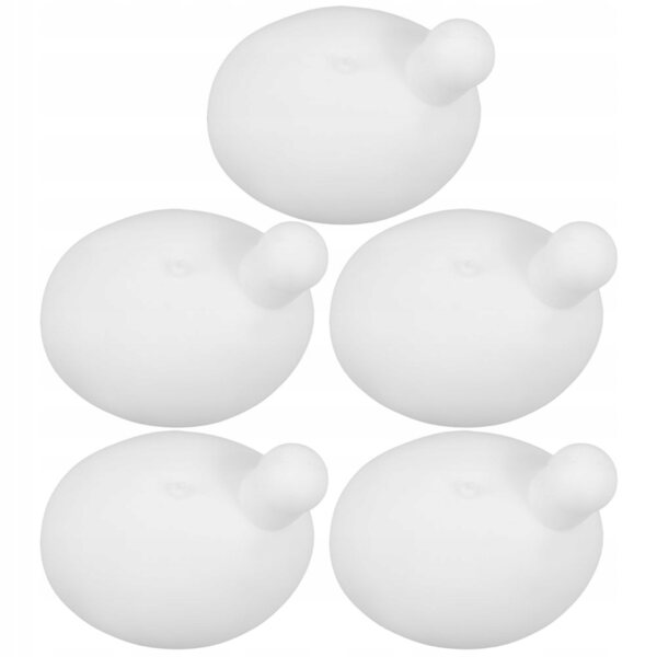 Set 5 Pezzi Palline Bianche TPR Interne per Giocattoli Anti-Stress
