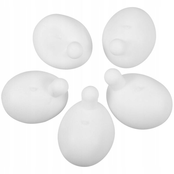Set 5 Pezzi Palline Bianche TPR Interne per Giocattoli Anti-Stress