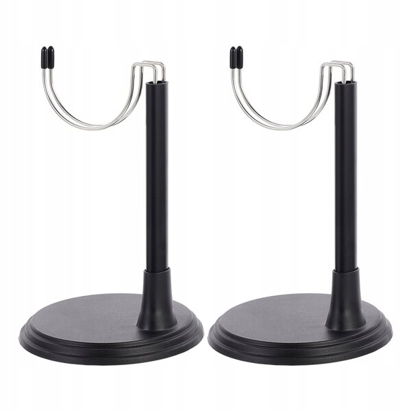 Stativo stabile in PVC per esposizione bambole con base robusta - 2 pezzi