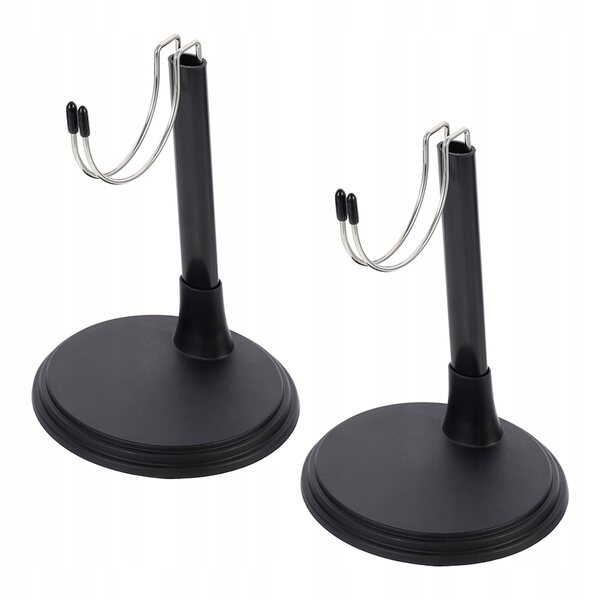 Stativo stabile in PVC per esposizione bambole con base robusta - 2 pezzi