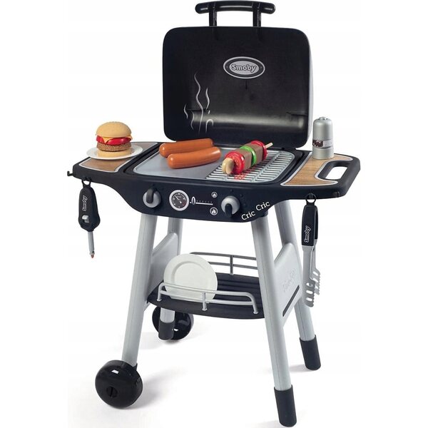 Grill per bambini con fiamme magiche e 18 accessori per bimbi da 3 anni