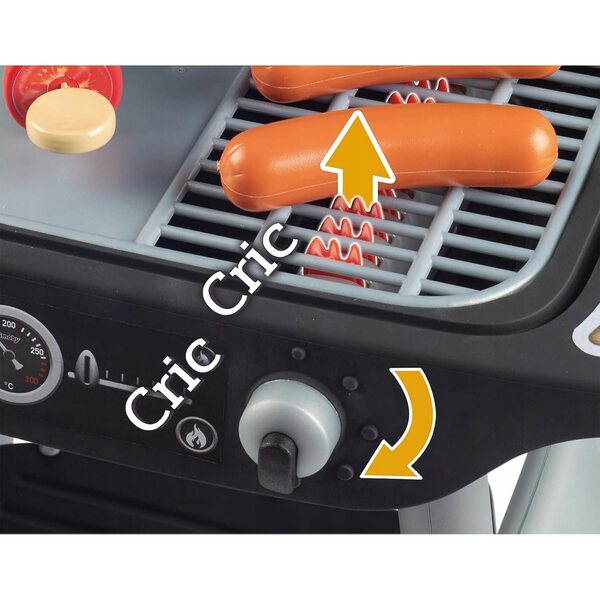 Grill per bambini con fiamme magiche e 18 accessori per bimbi da 3 anni