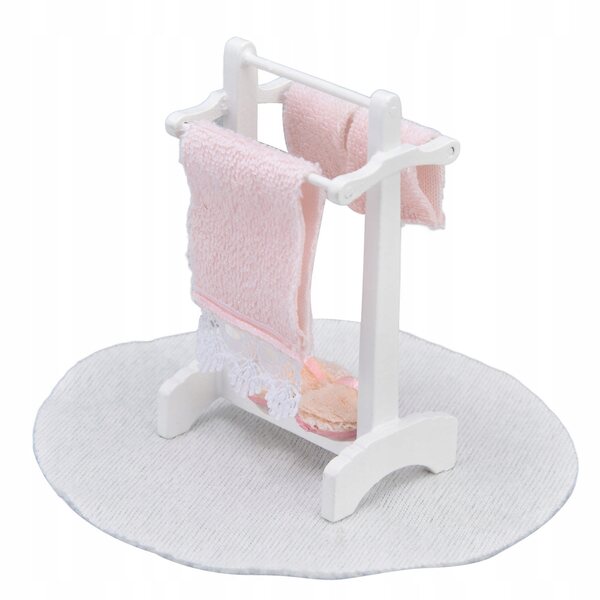 Miniature accessori casa delle bambole 1:12 - portasalviette e tappeto artigianale