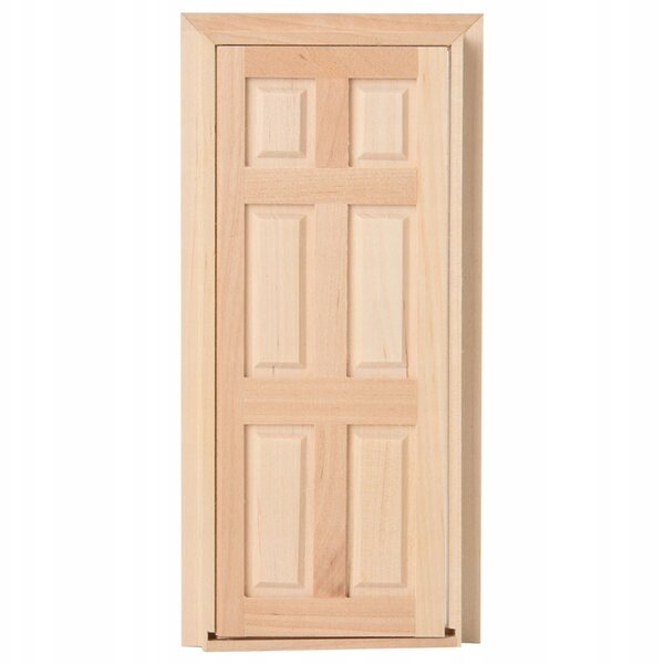 Mini porte in legno per casa delle bambole 1:12 accessori fai da te resistenti