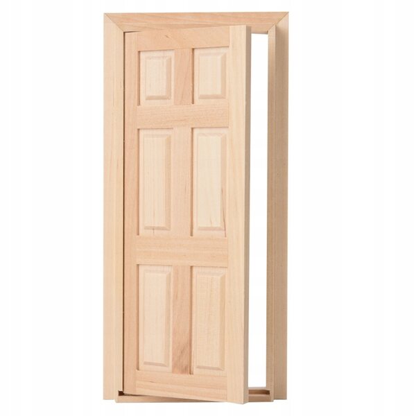 Mini porte in legno per casa delle bambole 1:12 accessori fai da te resistenti