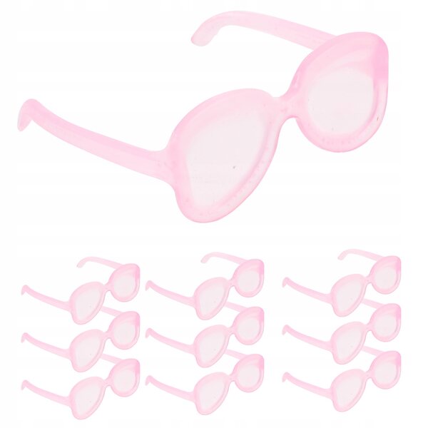 50 x Mini-Puppen-Sonnenbrillen in Rosa, leicht und langlebig