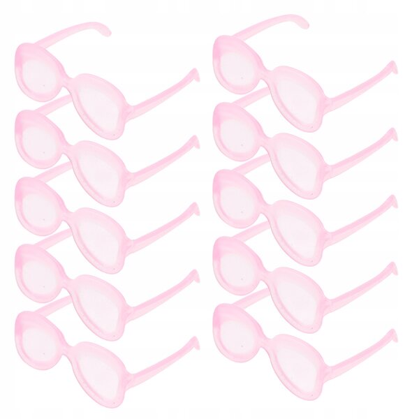 50 x Mini-Puppen-Sonnenbrillen in Rosa, leicht und langlebig