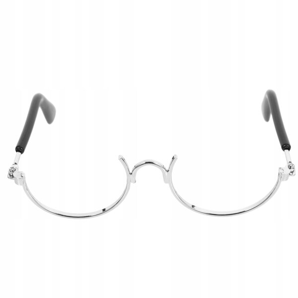 Elegante Metalldrahtbrille für Puppen, vielseitiges und widerstandsfähiges Accessoire