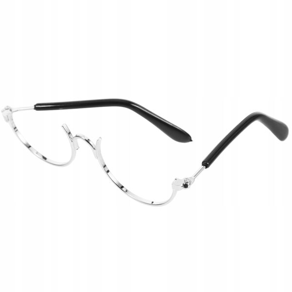 Elegante Metalldrahtbrille für Puppen, vielseitiges und widerstandsfähiges Accessoire