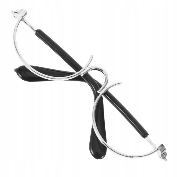 Elegante Metalldrahtbrille für Puppen, vielseitiges und widerstandsfähiges Accessoire