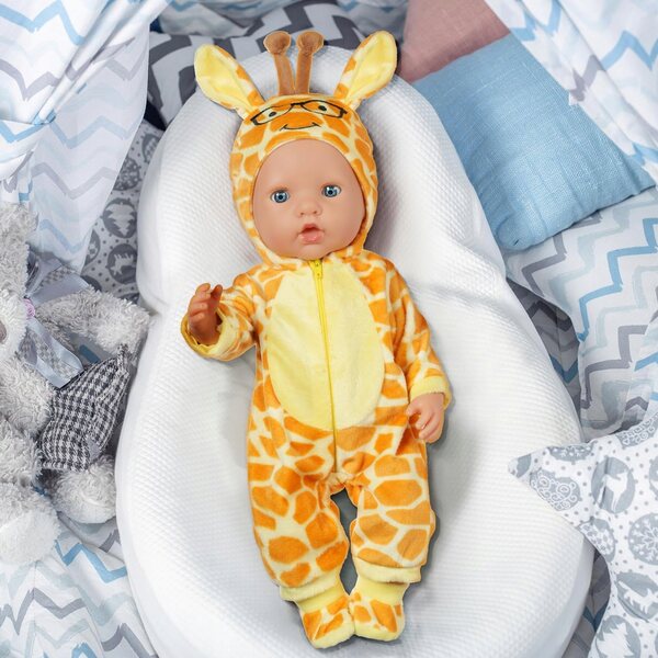 Kleidungsset für Puppen 35-45 cm für Mädchen - Giraffenmodell aus Stoff