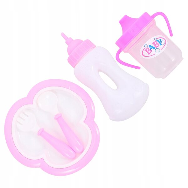 Set aus Miniaturflaschen und Zubehör zum Füttern von Puppen – Lernspiel