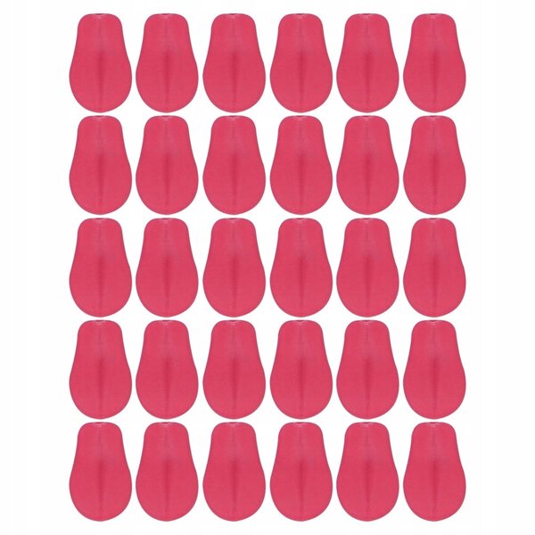 30 Mini-Zungen aus Kunstharz in Wassermelonenrot für selbstgemachte Dekorationen und Puppen