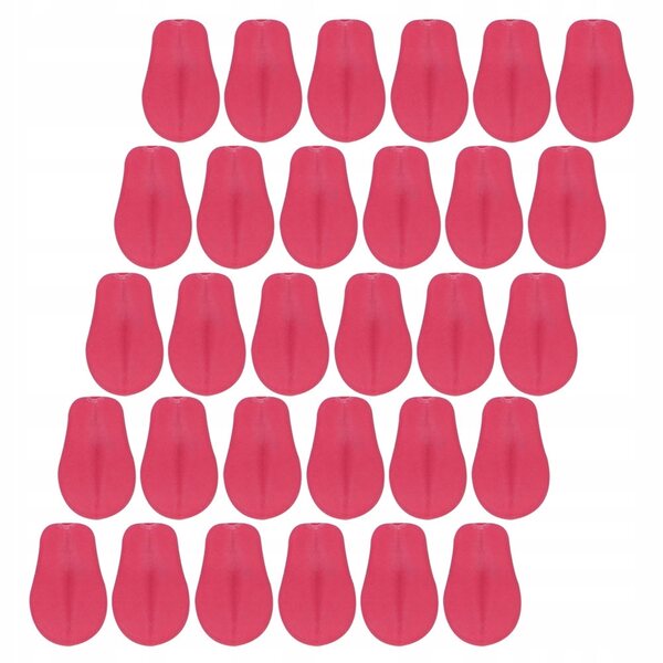 30 Mini-Zungen aus Kunstharz in Wassermelonenrot für selbstgemachte Dekorationen und Puppen