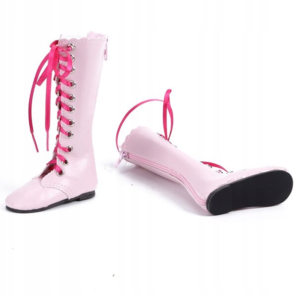 Scarpe eleganti stringate per bambole da 60 cm, per ragazze e bambini
