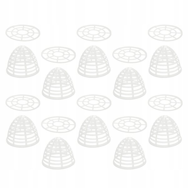 Set 12 Supporti Trasparenti per Gonne e Abiti Bambole in Plastica Resistente