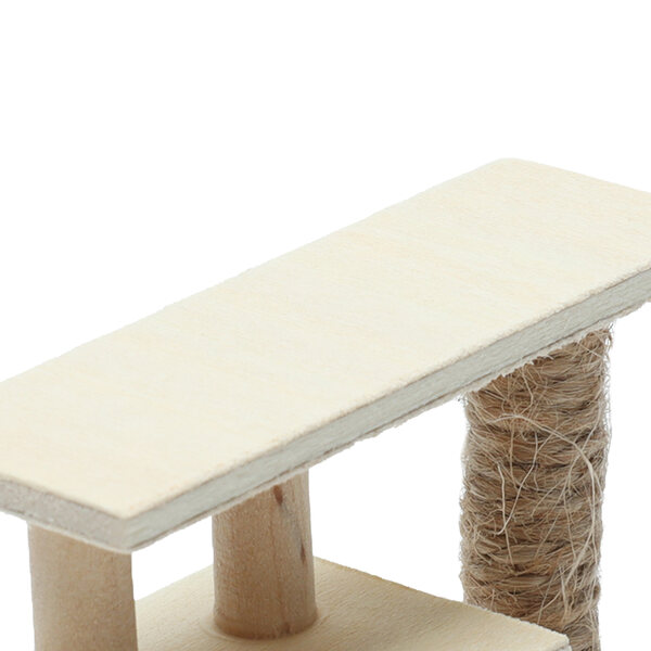 Mini casa per gatto 1:12 per bambole decorativa e da collezione