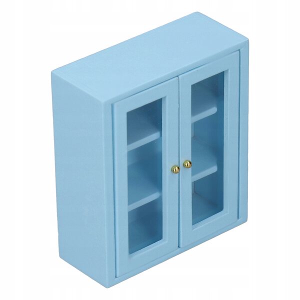 1:12 Miniatur-Wandschrank aus Holz für Puppenhaus, langlebig und ästhetisch