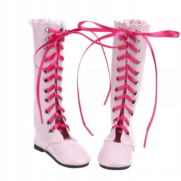 Abendschuhe mit Schnürsenkeln für 60-cm-Puppen, perfekt für kleine Mädchen