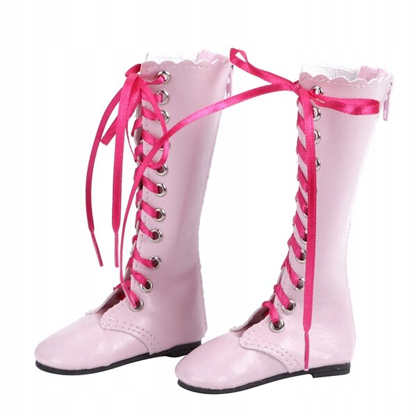 Abendschuhe mit Schnürsenkeln für 60-cm-Puppen, perfekt für kleine Mädchen