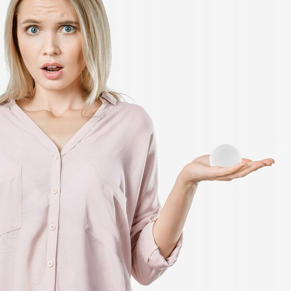4 weiße TPR-Einsätze für Anti-Stress-Spiele und kreative DIY-Aktivitäten