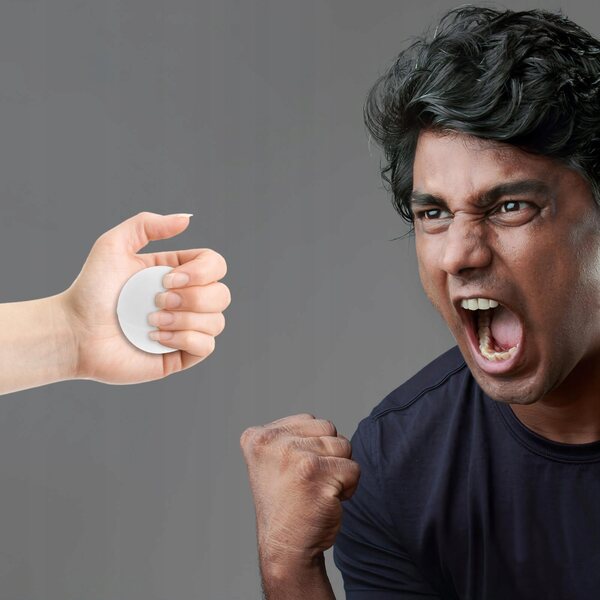 4 weiße TPR-Einsätze für Anti-Stress-Spiele und kreative DIY-Aktivitäten