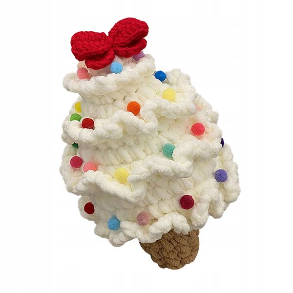 Komplettes Weihnachtsbaum-Häkelset für Anfänger, alles inklusive