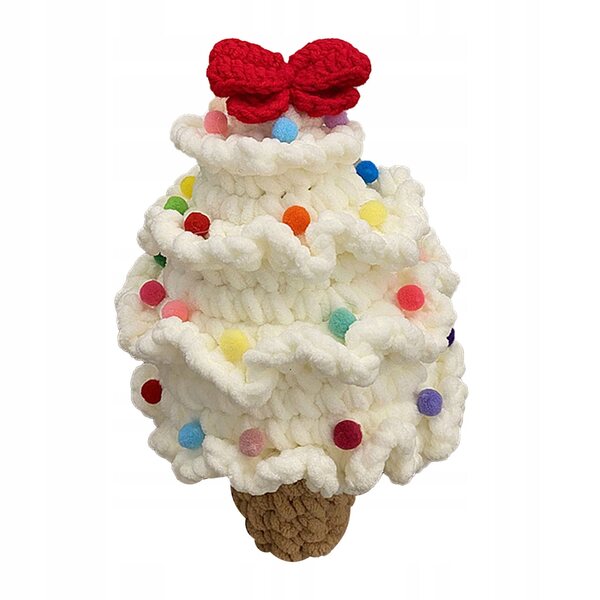 Komplettes Weihnachtsbaum-Häkelset für Anfänger, alles inklusive