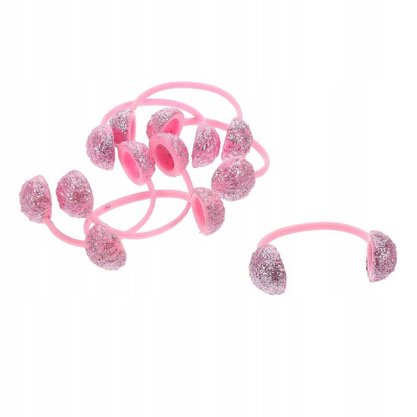 6-teiliges rosa Ohrenschützer-Set für Puppen, DIY-Modeaccessoires