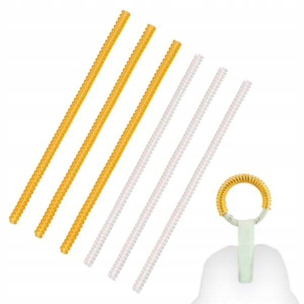 Set da 6 Clip in Plastica Resistenti per Bambole e Uso Domestico