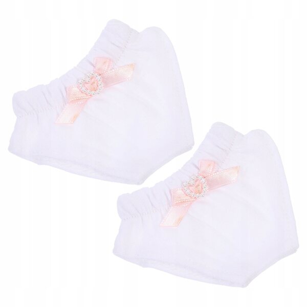 Set 2 Slip Rosa in Tessuto per Bambole - Accessori Decorativi e Gioco
