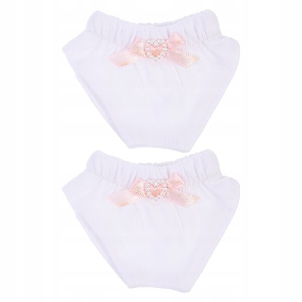 Set 2 Slip Rosa in Tessuto per Bambole - Accessori Decorativi e Gioco