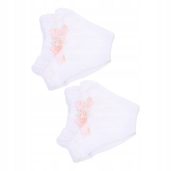 Set 2 Slip Rosa in Tessuto per Bambole - Accessori Decorativi e Gioco