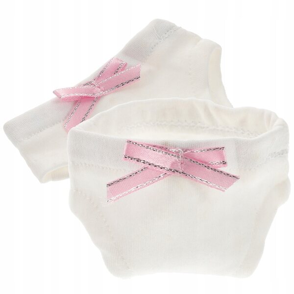Set 2 Slip Rosa in Tessuto per Bambole - Accessori Decorativi e Gioco