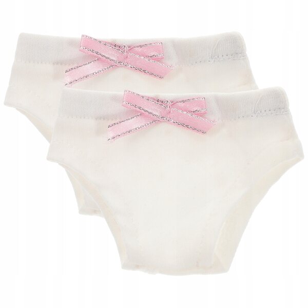 Set 2 Slip Rosa in Tessuto per Bambole - Accessori Decorativi e Gioco