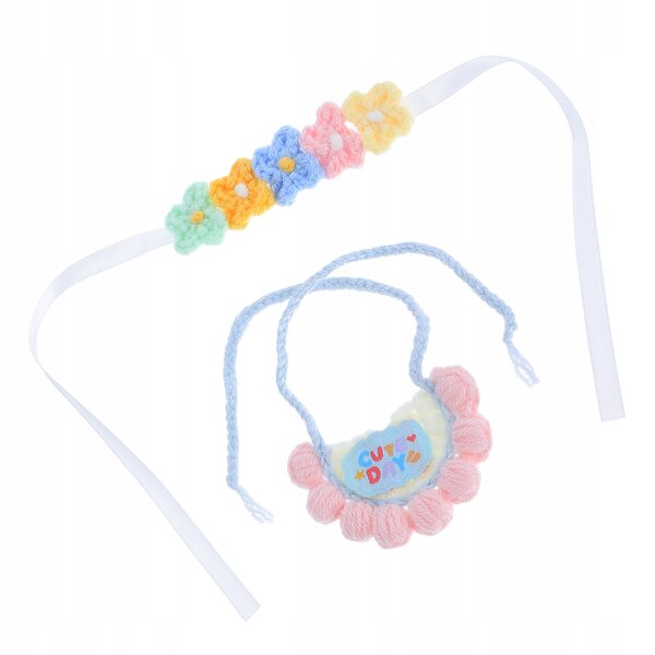 Puppenzubehör-Set mit Zierband und weichem Baumwolllätzchen