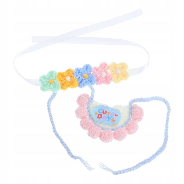 Puppenzubehör-Set mit Zierband und weichem Baumwolllätzchen