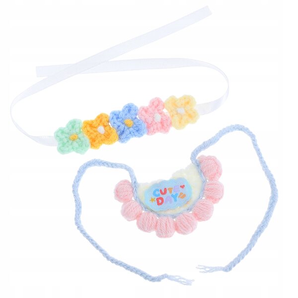 Puppenzubehör-Set mit Zierband und weichem Baumwolllätzchen
