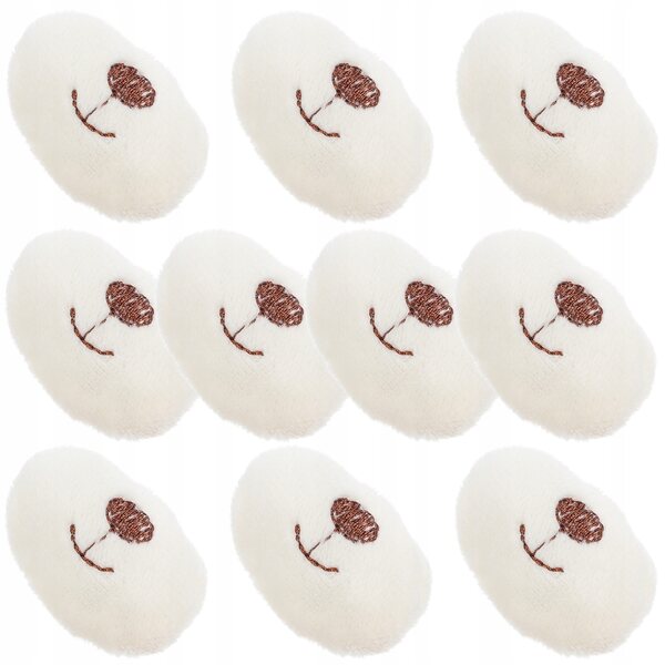10 Stück beige Bärennasen für DIY Stoffpuppen 4,5x3x2 cm