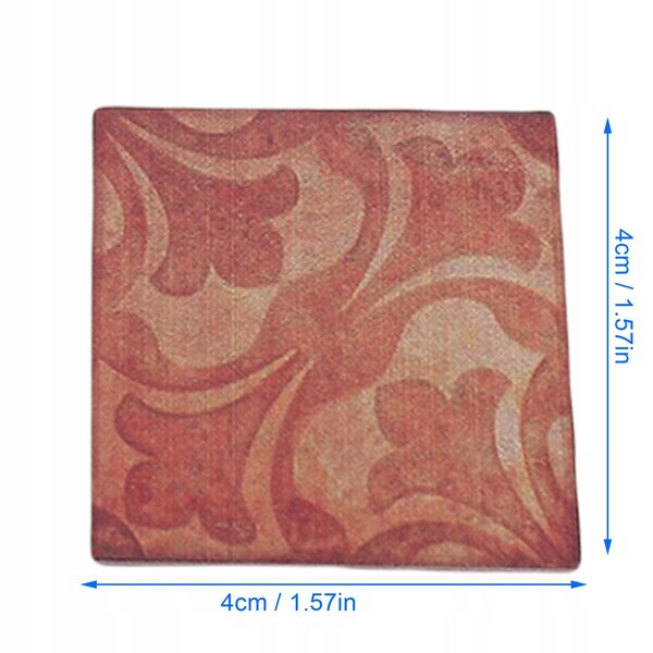 Miniature pavimenti realistici in legno per casa delle bambole scala 1:12