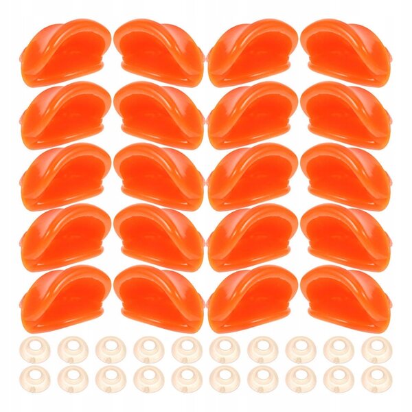 Set 40 becco anatra giallo per giocattoli fai-da-te e ricambi per peluche