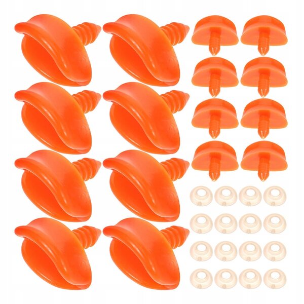 Set 40 becco anatra giallo per giocattoli fai-da-te e ricambi per peluche